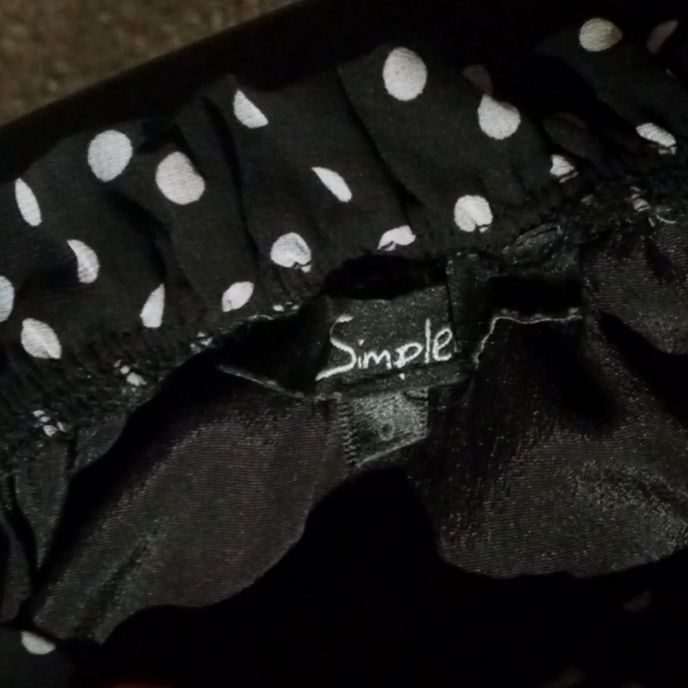 Black and White Polka Dot Dress - Picture 3 of 4